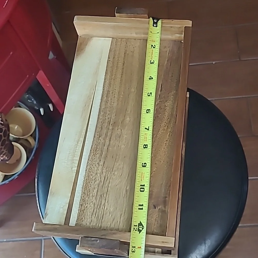 2 Tier Solid Wood Organizer